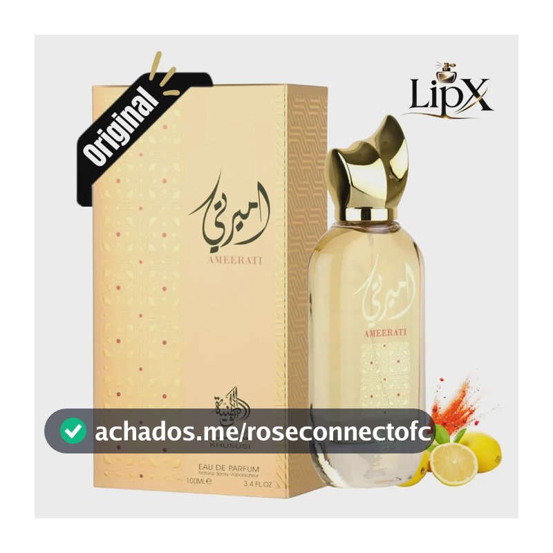 Perfume Árabe Ameerati Feminino Eau De Parfum 100 Ml Com Nf lipx