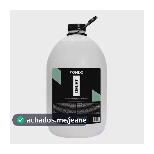 Delet Limpador Para Pneus E Borrachas 5l - Vonixx
