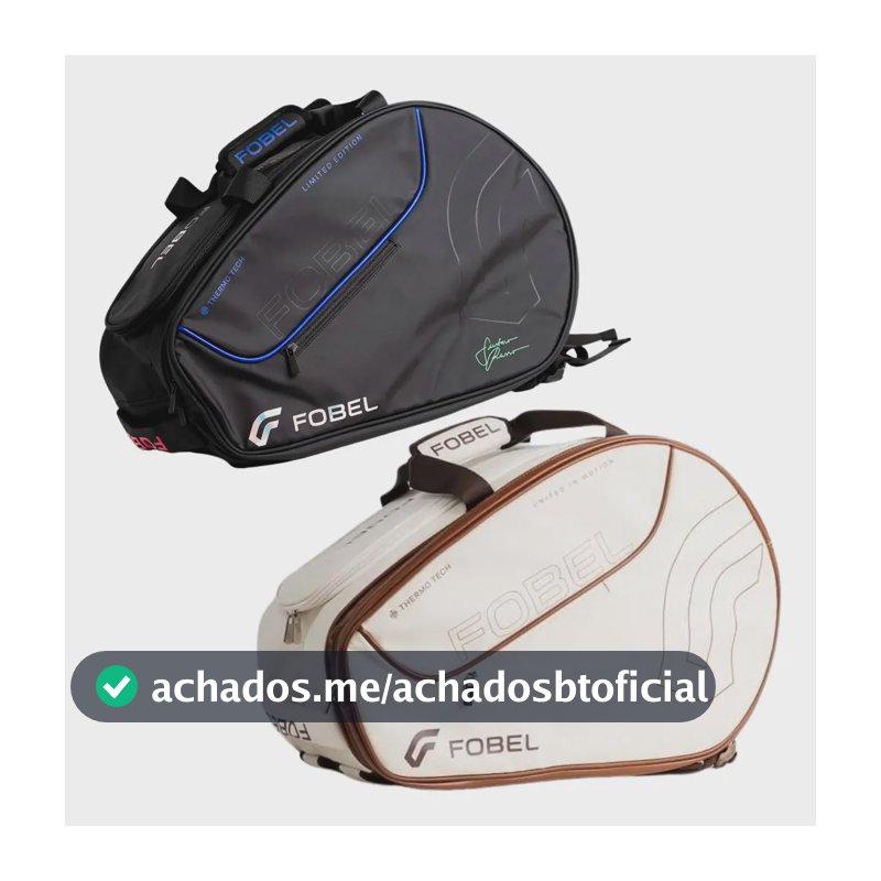 Raqueteira Beach Tennis Fobel Thermo Tech 3 Compartimentos Macaw