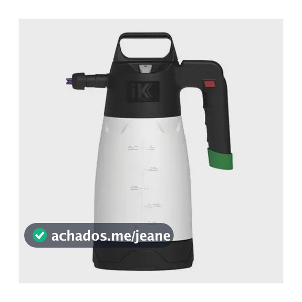 Pulverizador Manual IK Foam Pro 2 1.5L Gerador de Espuma Seco e Denso