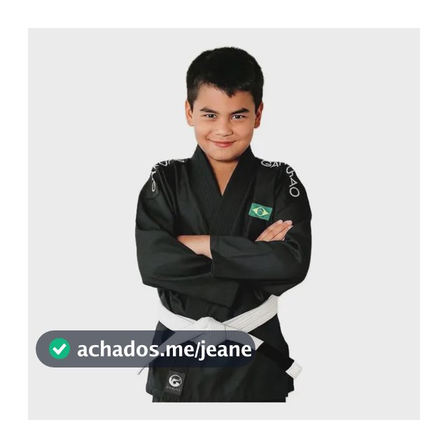 Kimono Infantil Kids Jiu Jitsu Preto + Faixa Gratis