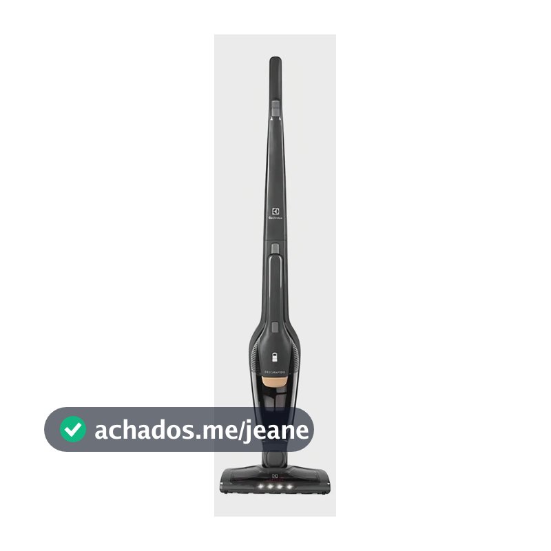 Aspirador de Pó Vertical Sem Fio Electrolux Ergorapido 2 em 1 Luz LED até 30 min Cinza (ERG24C) Bivolt