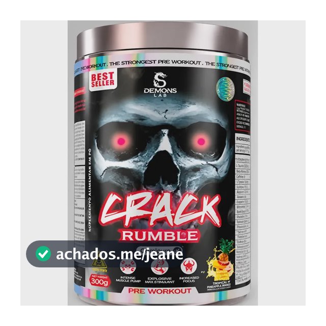 Pré Treino Crack Popping Candy 300g - Demons Lab Candy