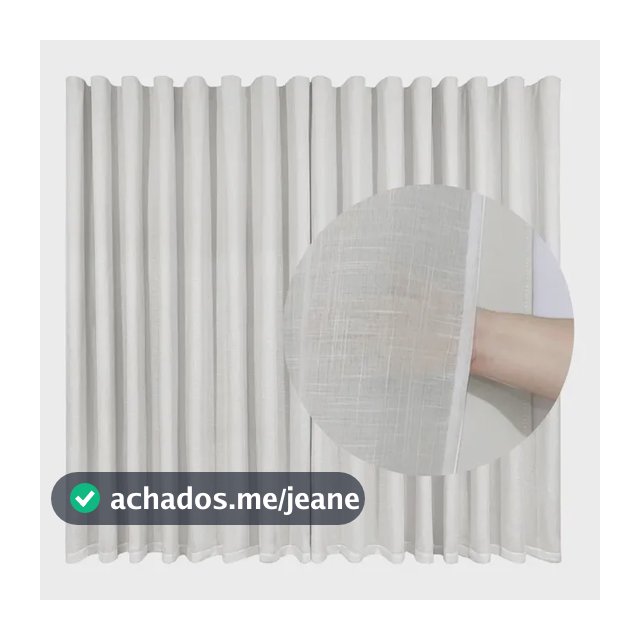 Cortina Trilho Suíço Linho Gaze  Forro Microfibra 4,00x2,50