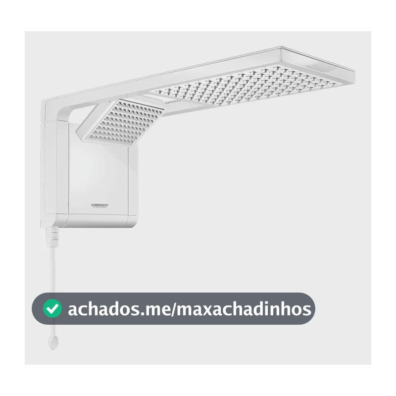 Chuveiro Eletrônico Lorenzetti Acqua Duo Ultra Branco 7800W