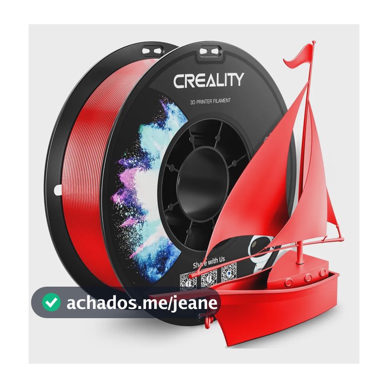Filamento Para Impressora 3d Creality Cr-petg Rolo 1 Kg 1.75 Vermelho