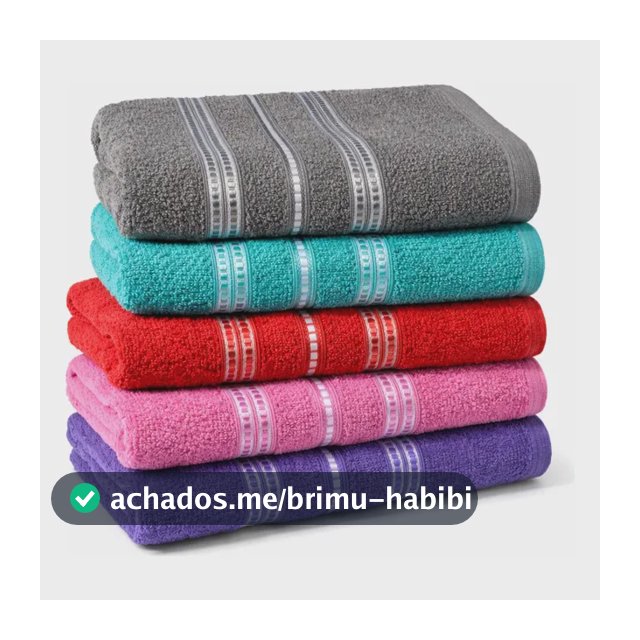 Kit 5 Toalhas Banho 70x125 Cm Escala Tek 260g Laune Haus Sortidas Liso