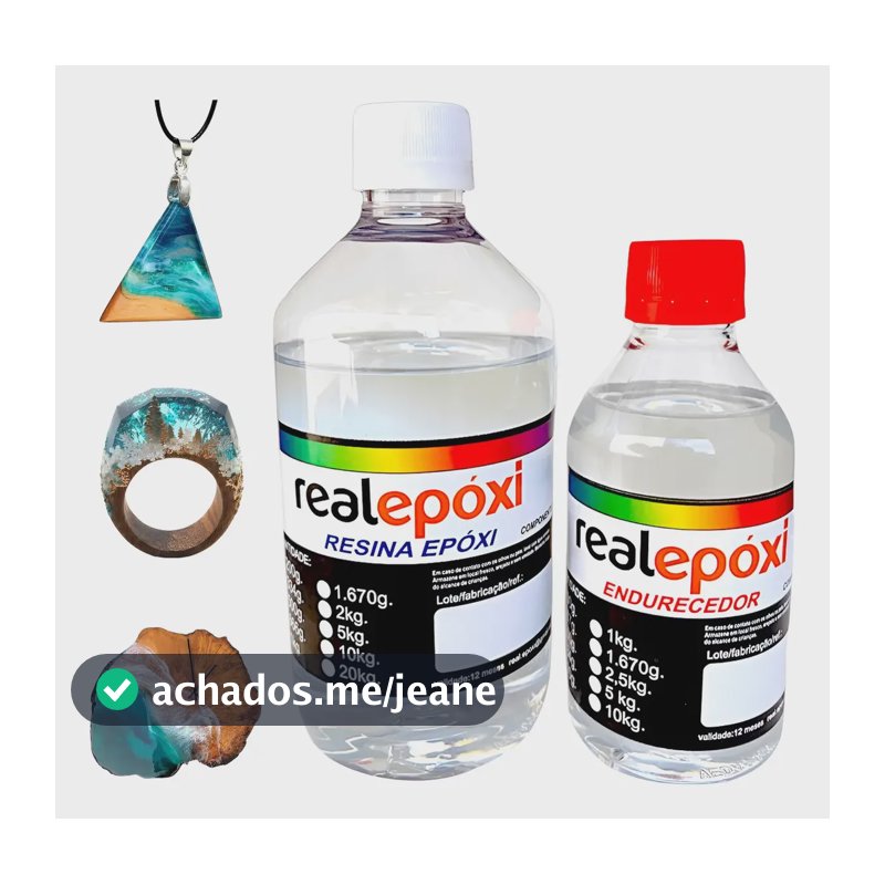 Resina Epoxi Baixa Viscosidade Kit 300g (a+b) Artesanato Transparente