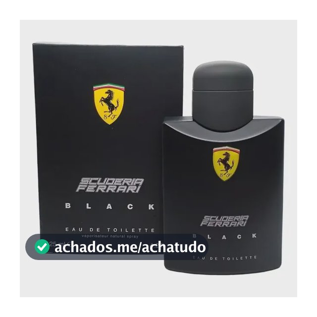 Perfume Ferrari Black Masculino Edt - 125ml
