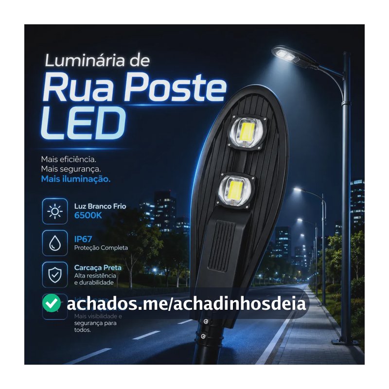 Refletor LED 200W VERUNTO Luz Branco Frio IP67 Externo