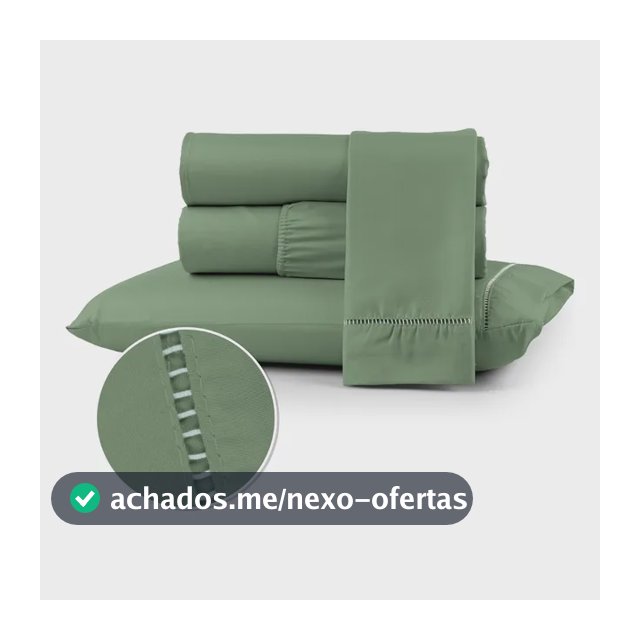 Kit Jogo Lençol Queen 400 Fios 3 Peças Toque Aveludado Macio