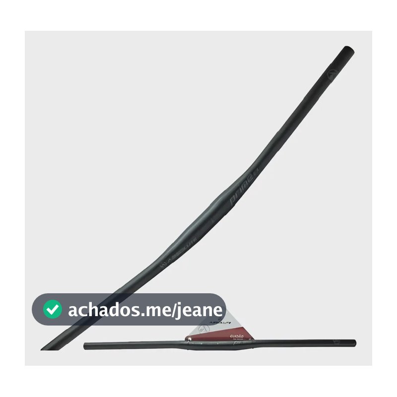 Guidão Absolute Prime Ex 31,8mm X 780mm Backsweep 9° Preto