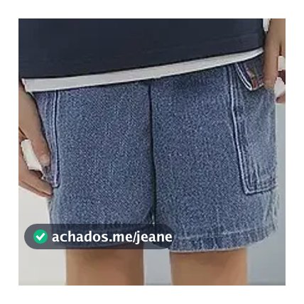 Bermuda Malwee Jeans Menino Infantil Cargo Juvenil Denin