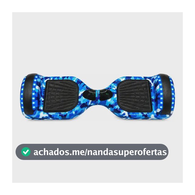 Hoverboard Overboard Skate Elétrico 6.5 Bluetooth Com Led