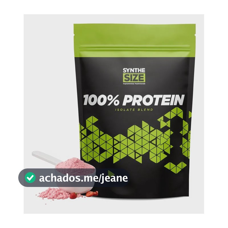 100% Protein Isolate Blend 1,8kg - Synthesize Morango