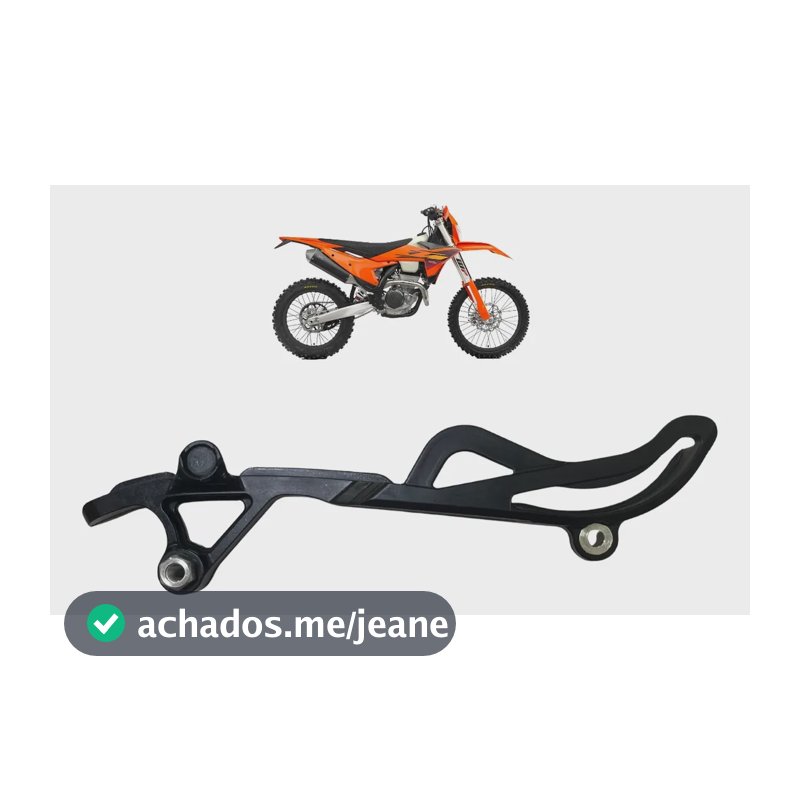 Protetor Guia Corrente Dianteira Ktm 250 300 Genuíno Preto