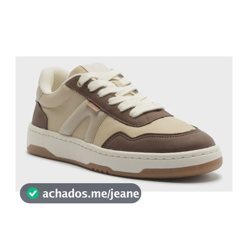 Tênis Feminino Confortável Casual Anacapri Multineutro Liso 37
