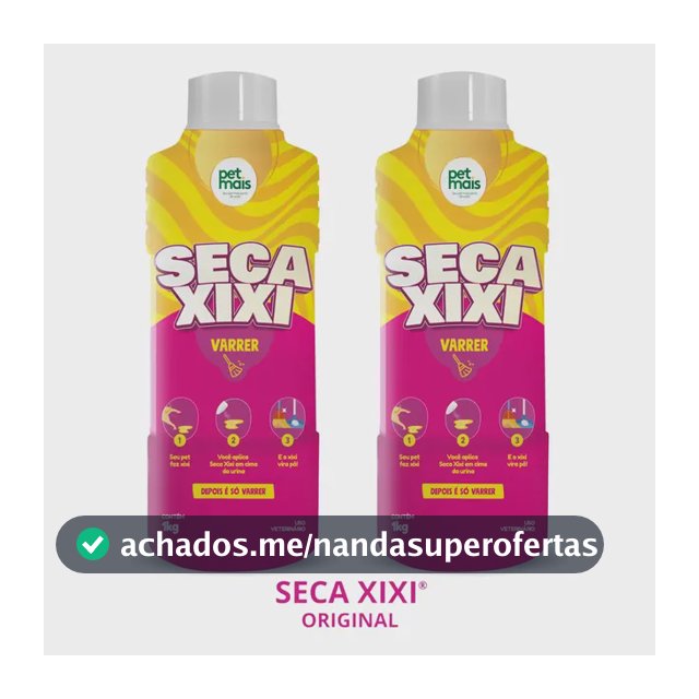 Kit 2 Und De Seca Xixi Varrer 1kg Petmais Para Cães & Gatos