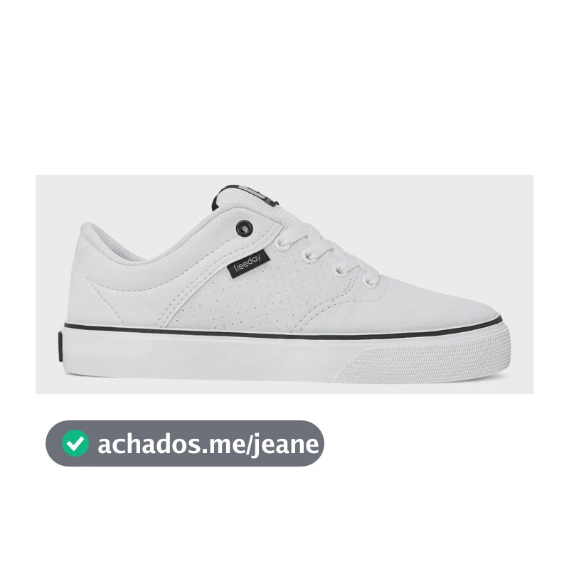 Tênis Freeday Flip Eco Unissex | Branco Branco 37 Br