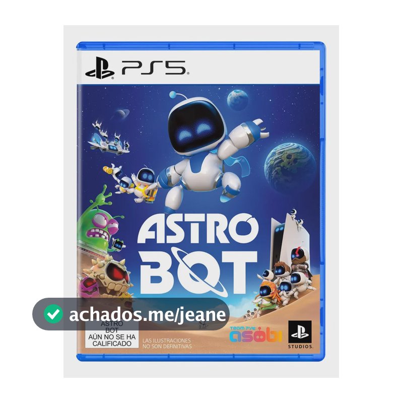 Jogo Astro Bot Playstation 5 Mídia Física Standard Edition Sony