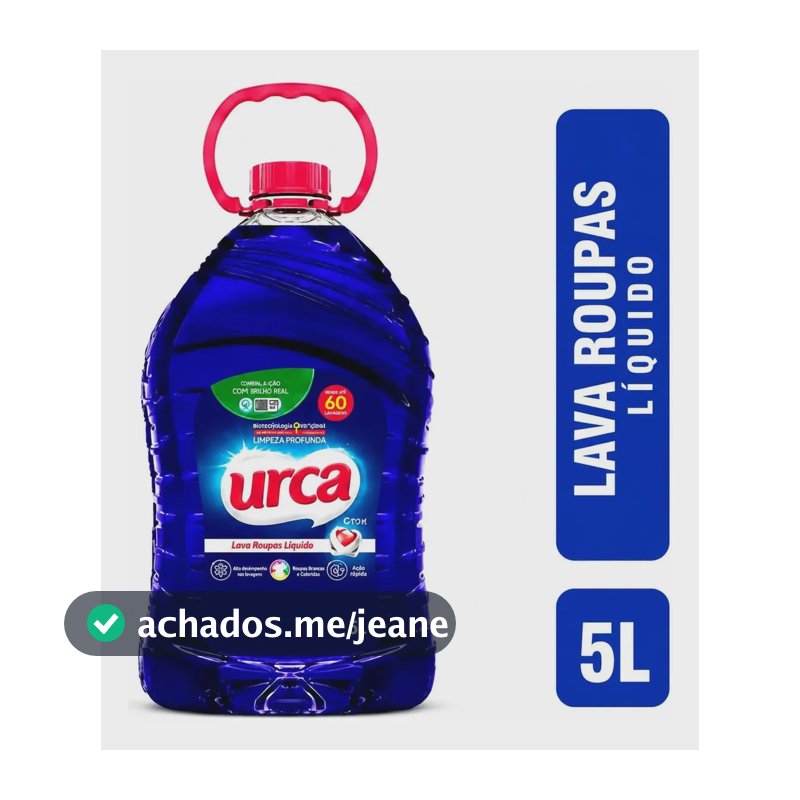 Lava Roupa Urca Maxx Azul 5L Rende Até 50 Lavagens