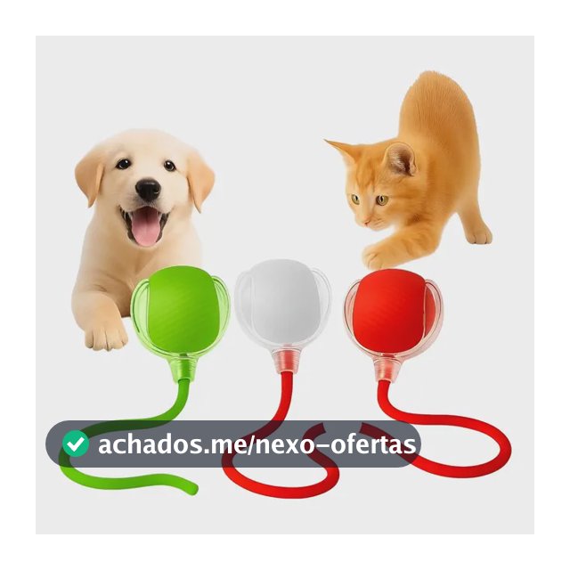 Bola Elétrica Interativa Brinquedo Inteligente Gato Cachorro Sortidos