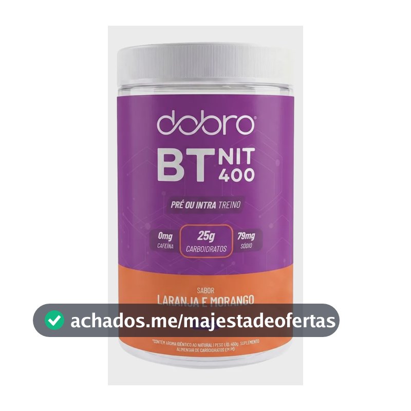 Suplemento em pó Dobro Sport Protein Carboidrato,Nitrato sabor Laranja com morango x 450g