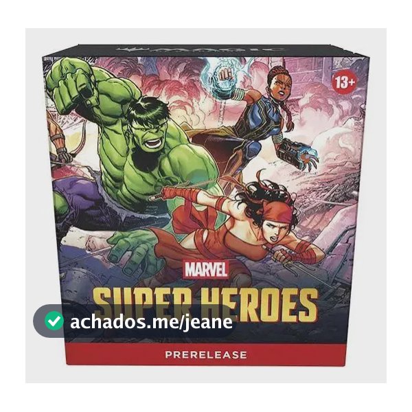 Magic The Gathering Pre Release Pack Marvel Super Heroes Ing Magic Kit Pré-lançamento Marvel Super Heroes Inglês