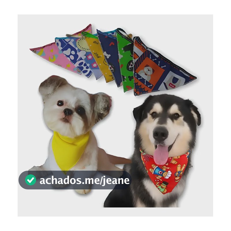 Kit 120 Bandanas P/ Pet Shop Banho E Tosa Atacado Cachorro Diversos