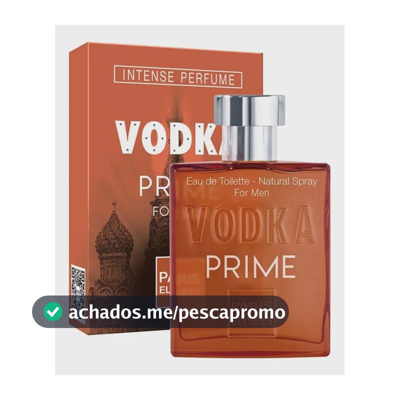 Perfume Vodka Prime Paris Elysees Masculino Intense 100ml