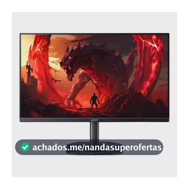 Monitor Gamer 27 Acer Nitro Kg270 P0bi Va Fhd 144hz 1ms Hdmi Preto 127/220v