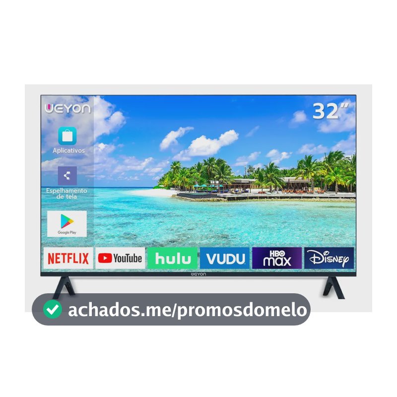 Smart Tv 32'' Led Hd Weyon Tv 60hz 32wdsnbx 100/240v