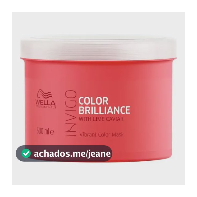 Máscara Wella Invigo Color Brilliance 500ml