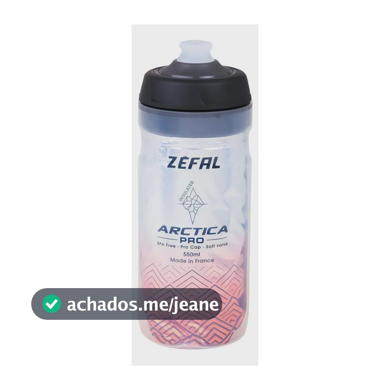 Garrafa Térmica Zéfal Arctica Pro 550ml Polipropileno Bike Vermelha