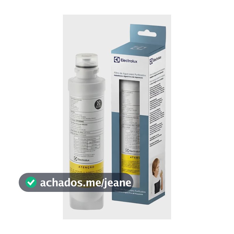 Filtro Refil Purificador Electrolux Pe11b Pe11x Pc41 Ph41 A1 Branco
