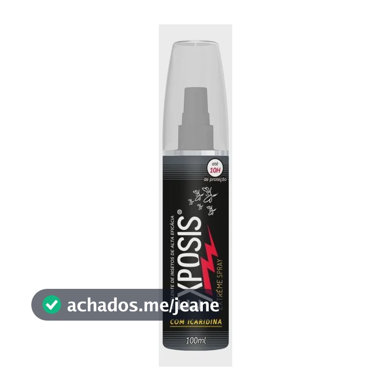 Repelente de Insetos Spray Extreme 100ml – Exposis