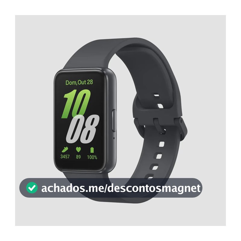 Samsung Galaxy Fit3 Pulseira Esportiva grafite
