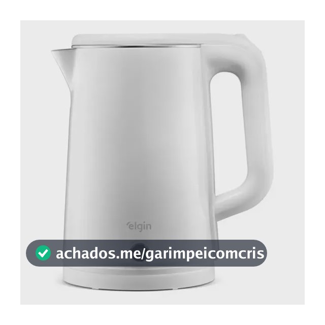 Chaleira Elétrica Elgin Slim Branca 110v 1,8 Litros 1.200w Branco