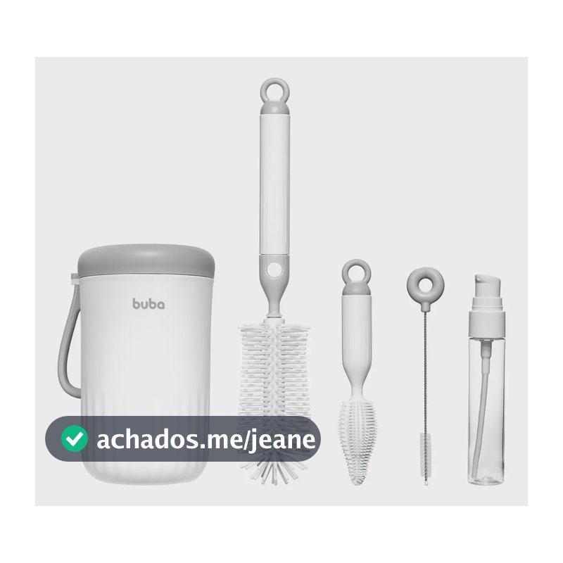 Kit Para Limpeza De Mamadeira Portátil Buba