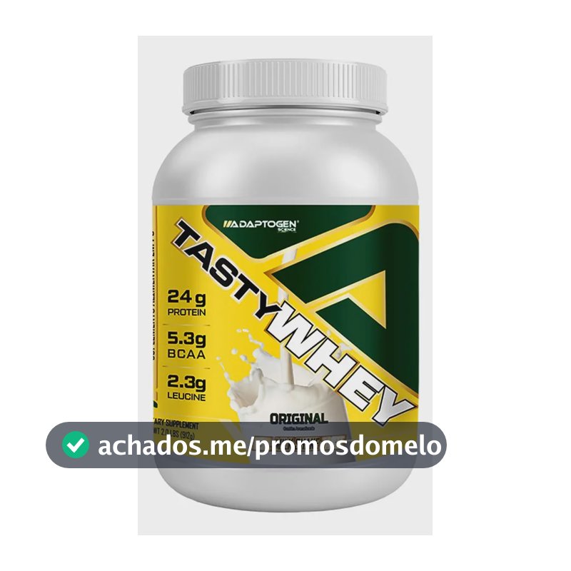 Proteína Adaptogen Science Tasty Whey Gourmet em pó Sem sabor x 900g