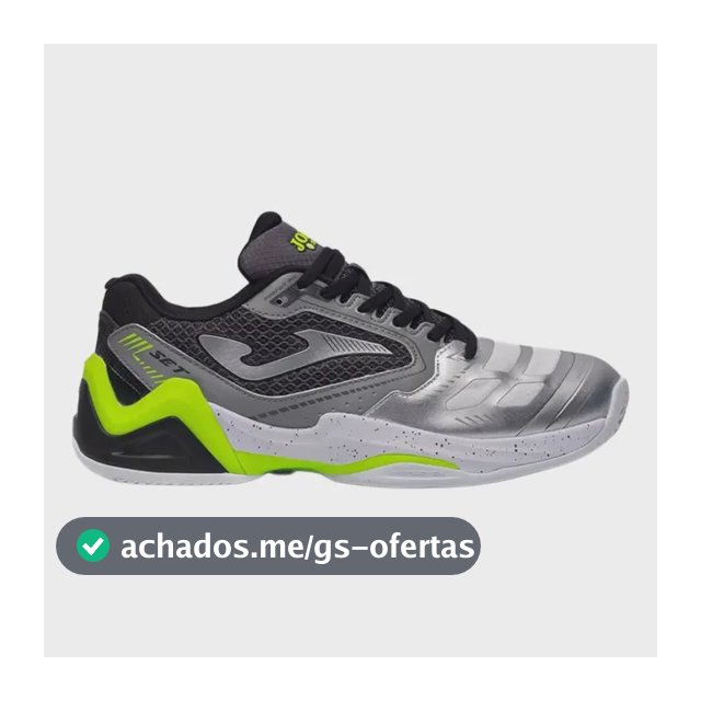 Tênis Joma Set (saibro) Masculino Original + Nota Fiscal Cinza - Verde 40 Br