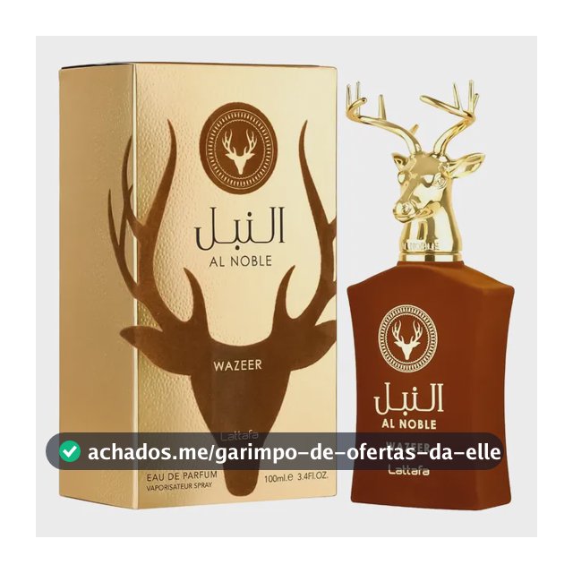 Perfume Árabe - Lattafa Al Noble Wazeer Masculino Edp 100ml