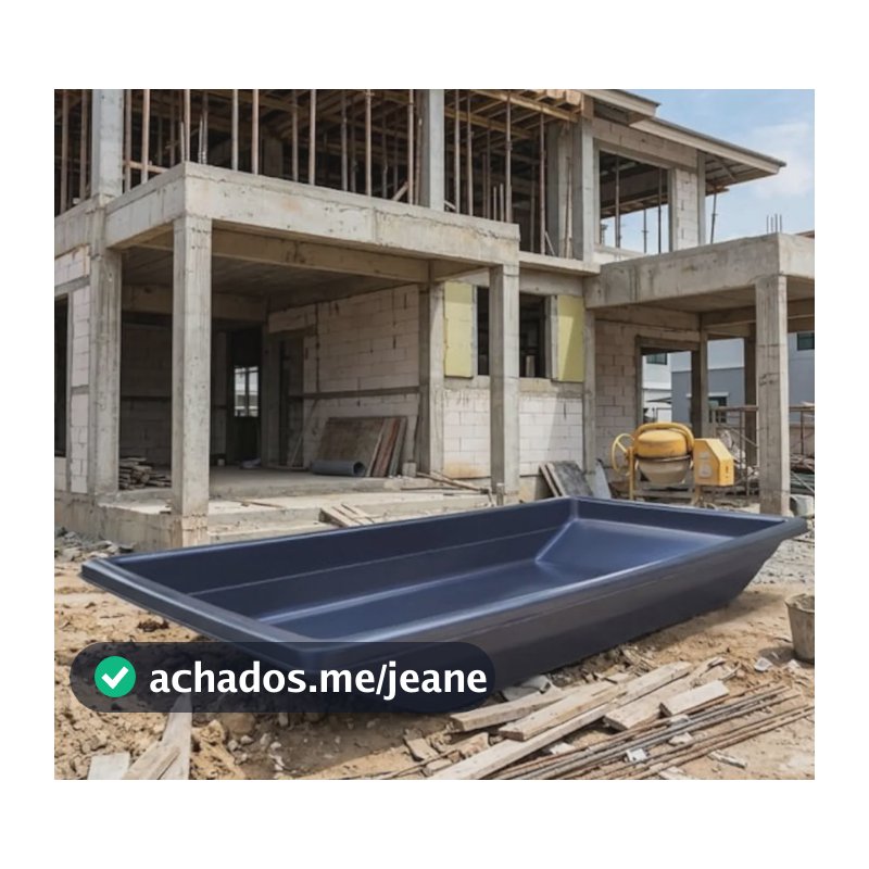 Masseira Caixa Para Massa Pedreiro Construção 500 Litros