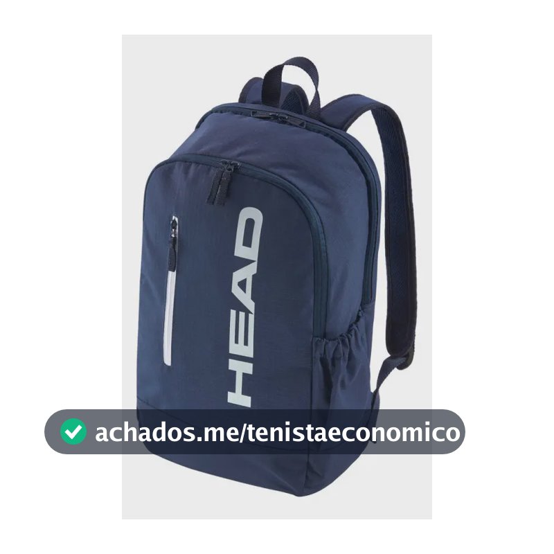 Mochila De Tênis E Beach Tennis Head Base 2025 Com Nota Cor Azul-marinho