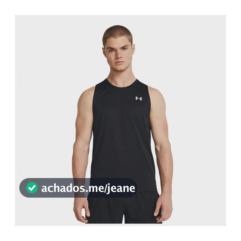 Camiseta Regata Under Armour Tech Tank Masculina Preto G