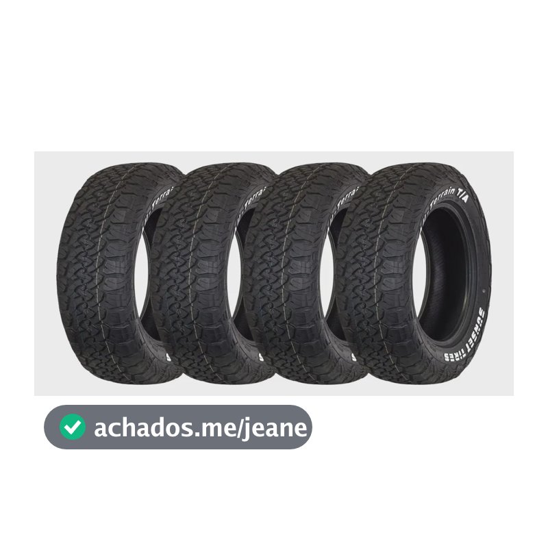 Kit 4 Pneus 175/80r14 92t All-terrain T/a Aro 14 Terra Misto