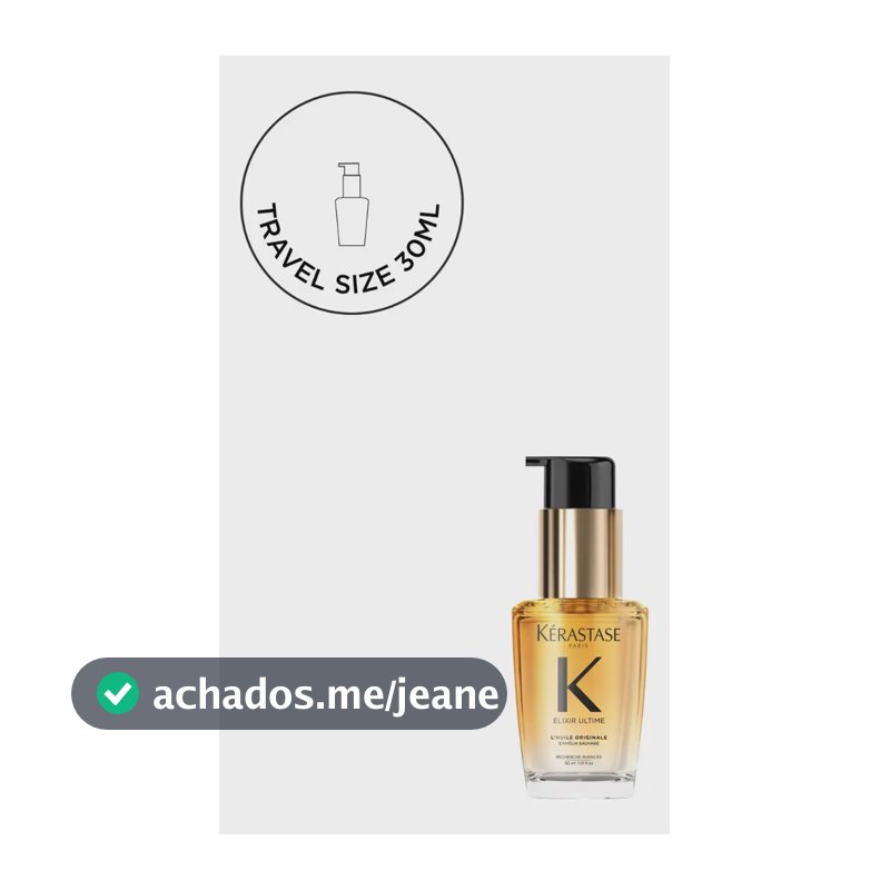 Kerastase Elixir Ultime LHuile Originale Refillable Óleo Capilar - 30ml