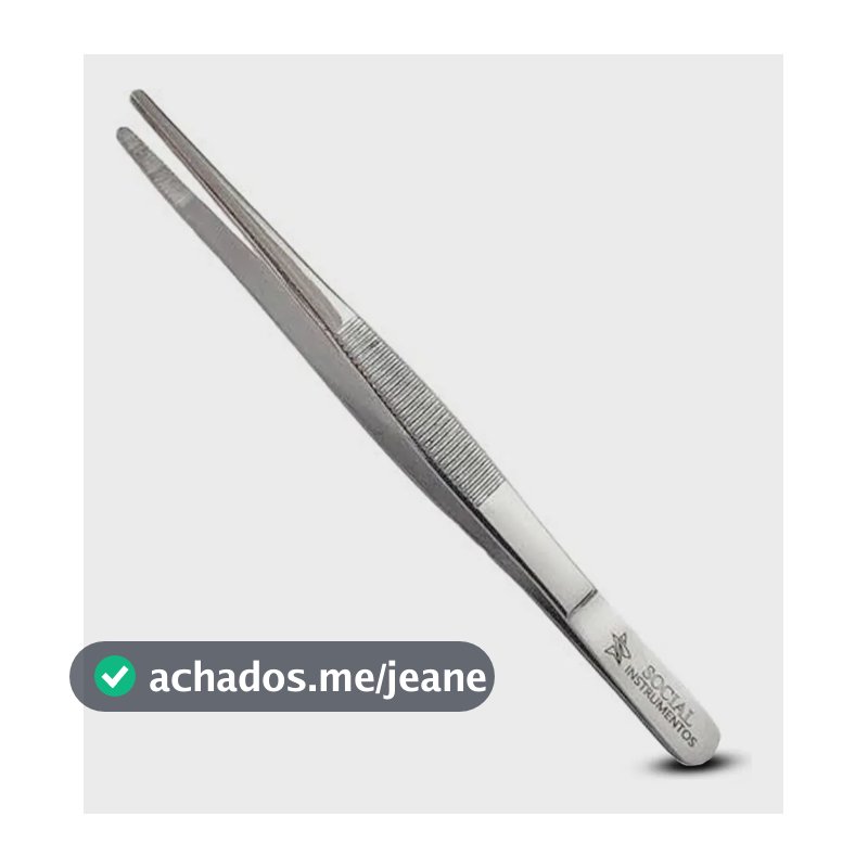 Pinça Anatômica Dissecção 14cm Aço Inox