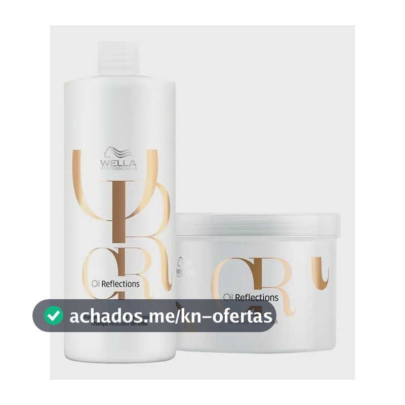 Kit Wella Professionals Oil Reflections Shampoo E Máscara