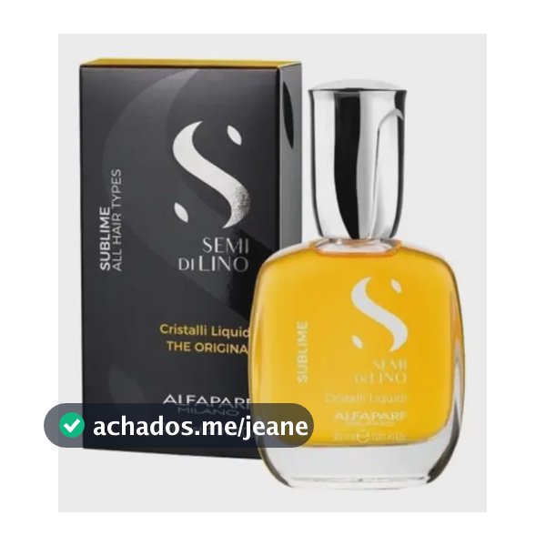 Semi Di Lino Cristalli Liquidi Óleo Capilar Alfaparf 30ml